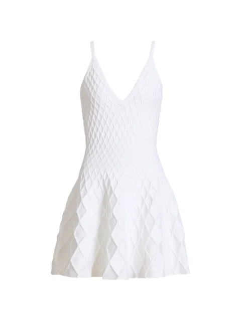 Balmain robe évasée en maille