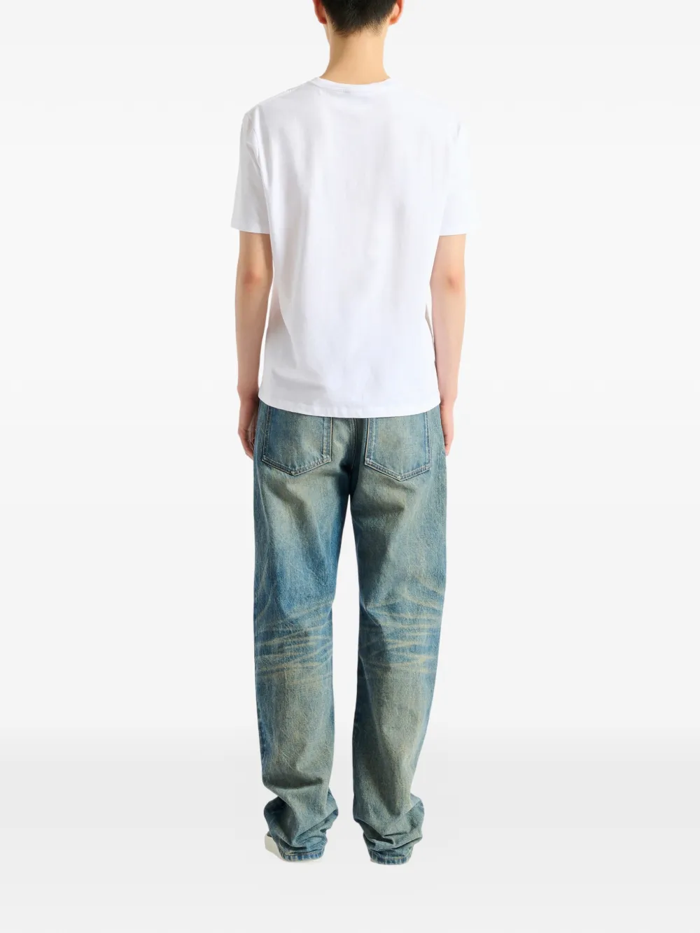 Balmain T-shirt met Paris-print Wit