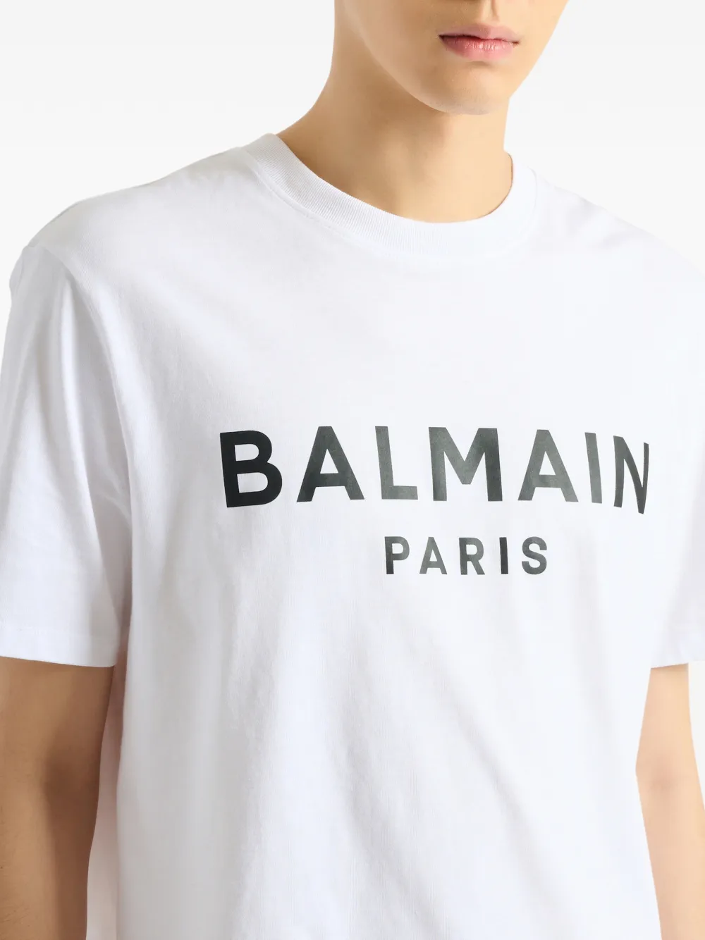 Balmain T-shirt met Paris-print Wit