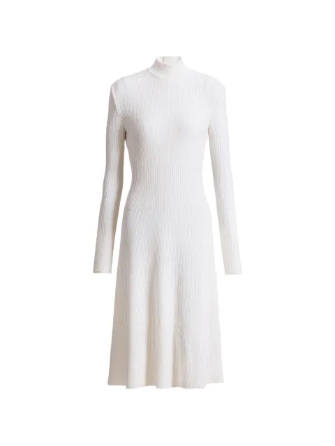 Balmain long ribbed knit dress