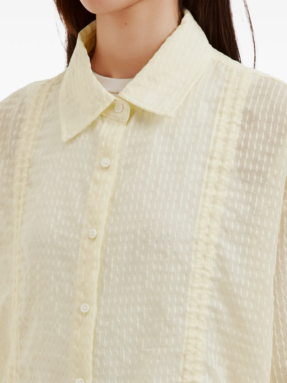 b+ab Blouse en mini-rok Geel