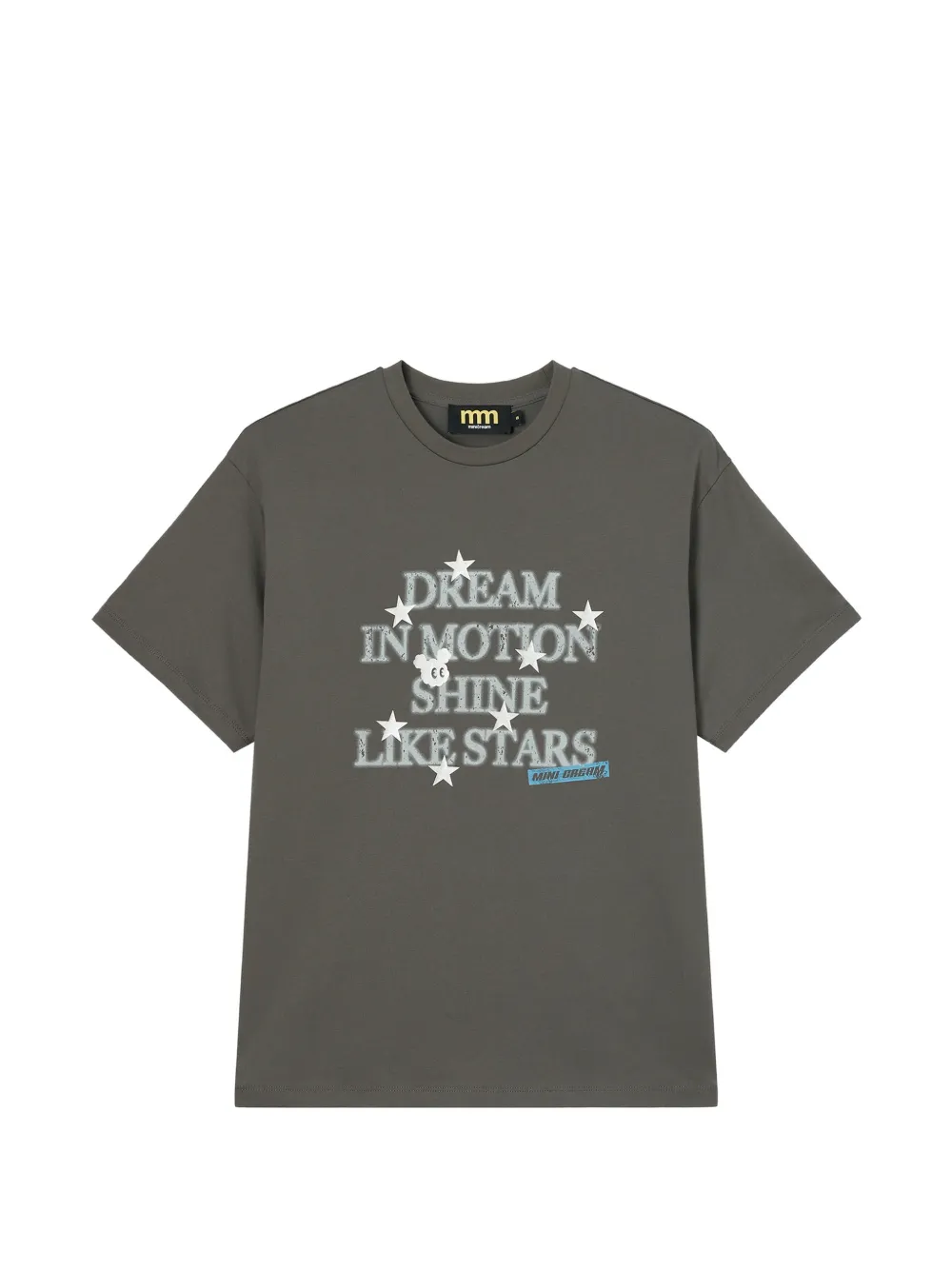 Mini Cream star-motif T-shirt