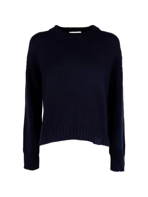ALPHA STUDIO ribbed-trim sweatshirt