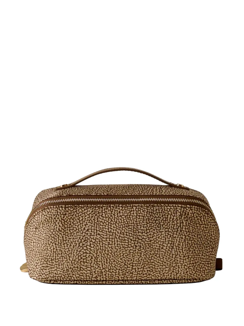 Borbonese O.P. print clutch bag - Marrone