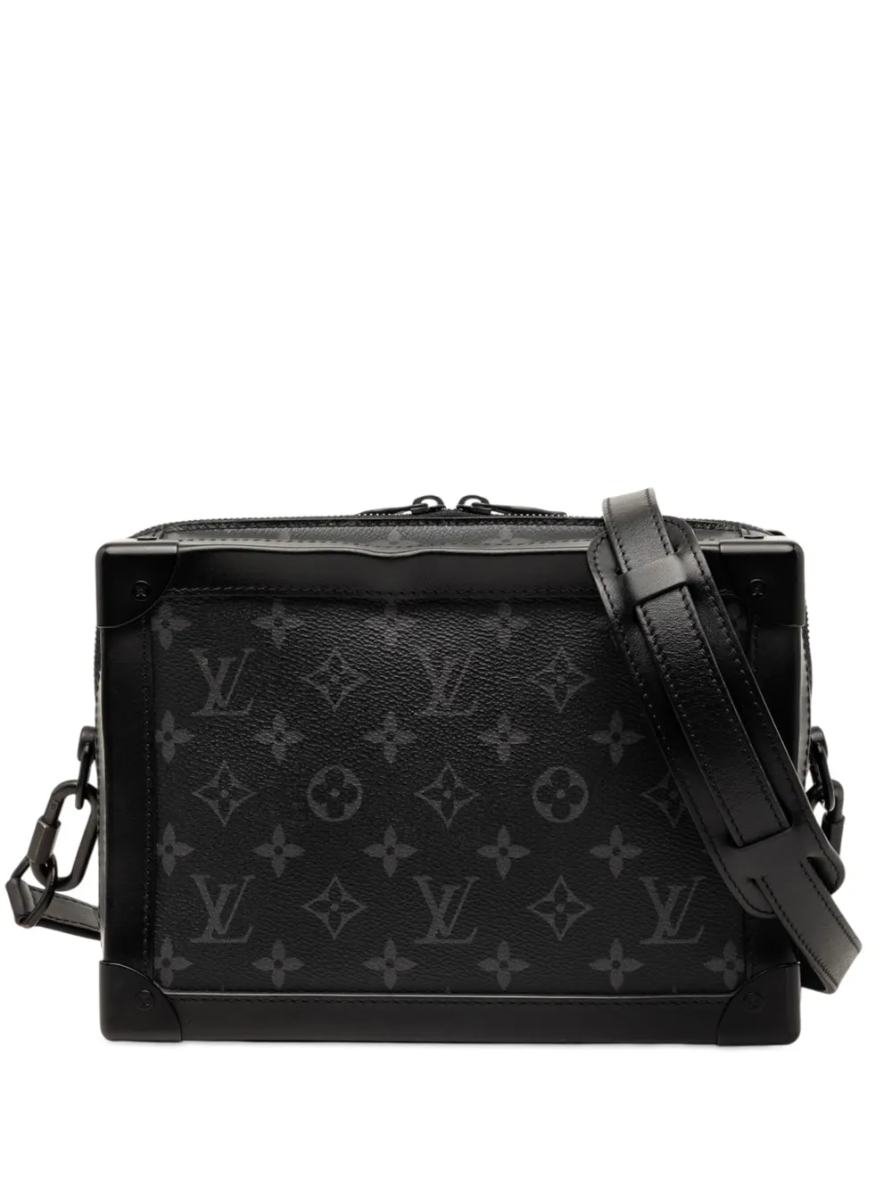 Louis Vuitton Pre-Owned 2019 Monogram Eclipse Soft Trunk Crossbody shoulder bag - Nero