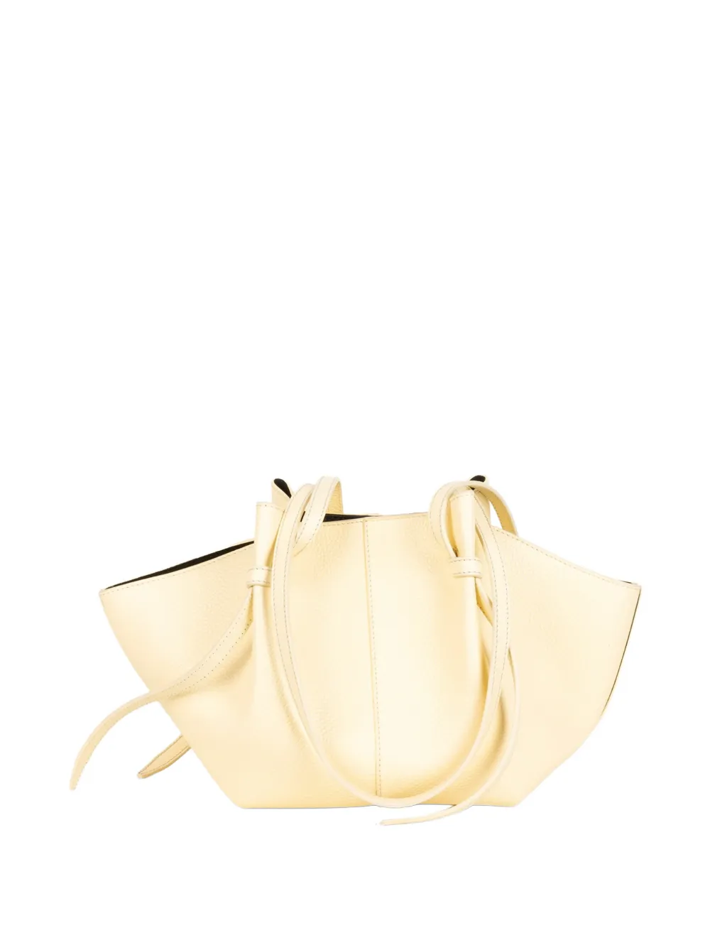 Yuzefi Mochi leren clutch Beige