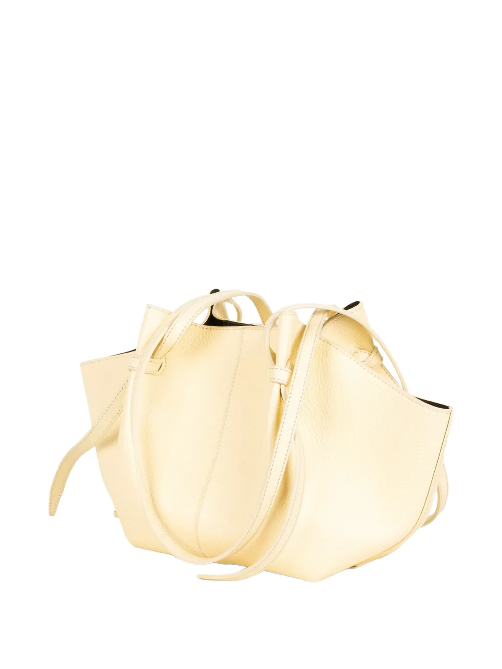 Yuzefi Mochi leren clutch Beige
