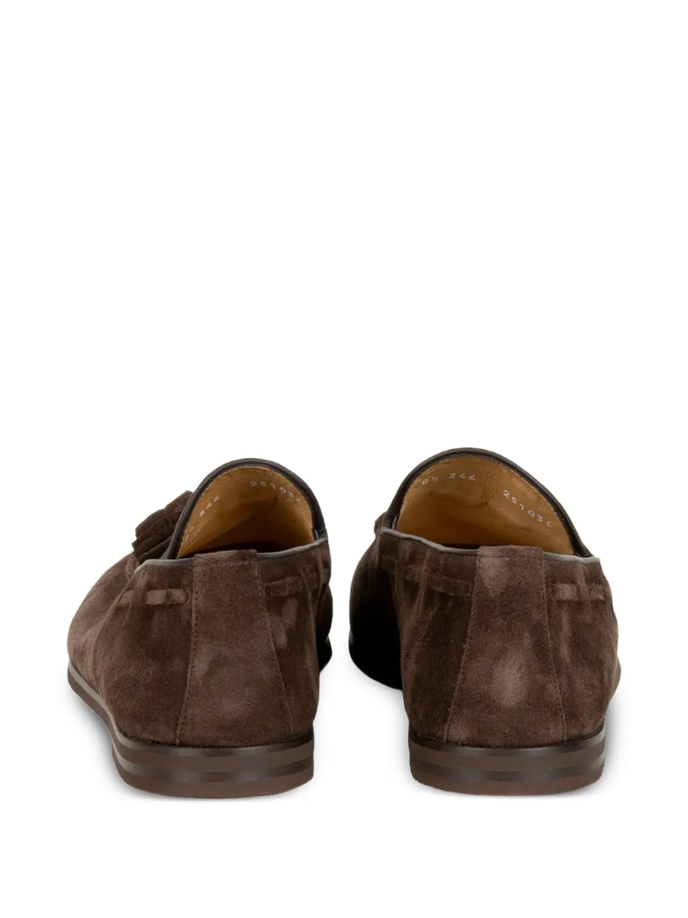 Neil Barrett tassel-detail suede loafers Bruin