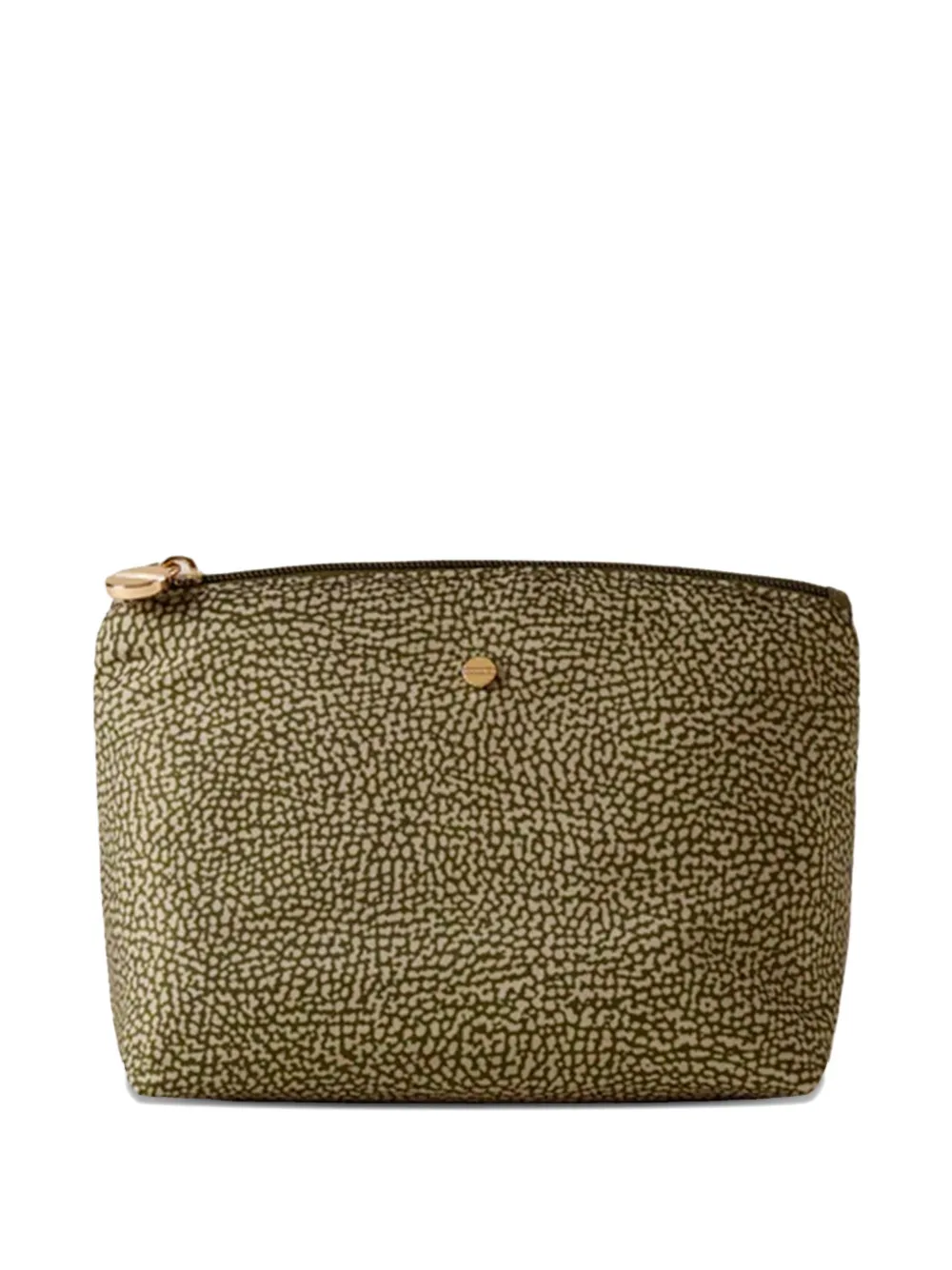 Borbonese Eye of Partridge makeup bag - Verde