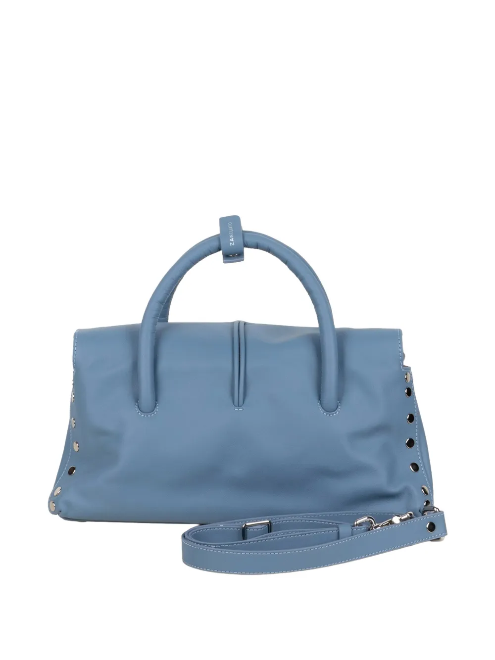 Zanellato Kleine Dotta shopper verfraaid met studs Blauw