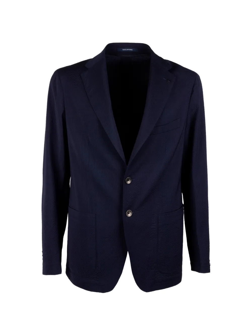 Tagliatore Dakar seersucker blazer - Blu