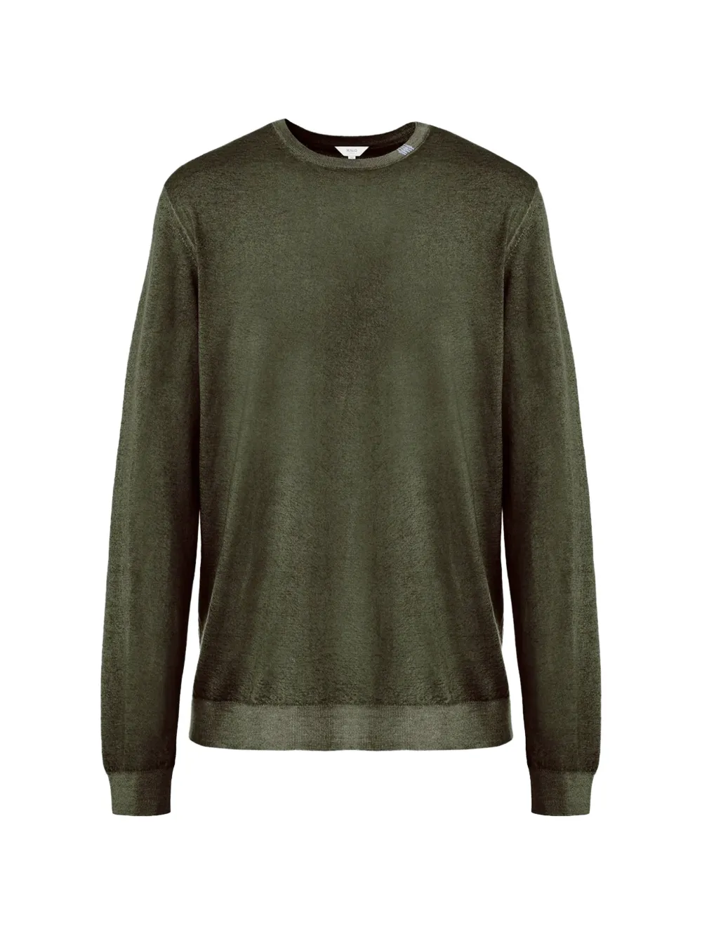 Malo crew-neck long-sleeve sweater - Verde