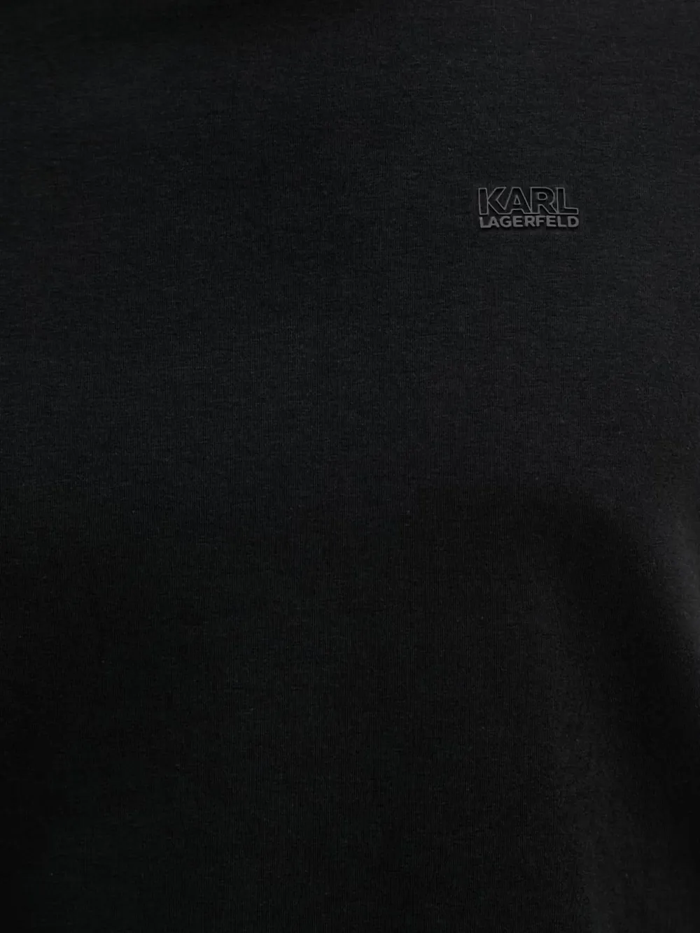 Karl Lagerfeld T-shirt met logoprint Zwart