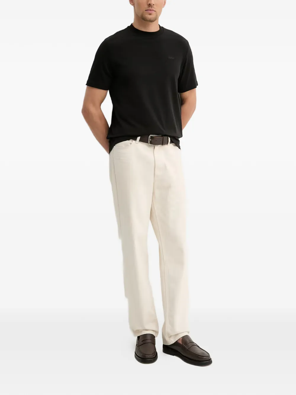Karl Lagerfeld T-shirt met logoprint Zwart