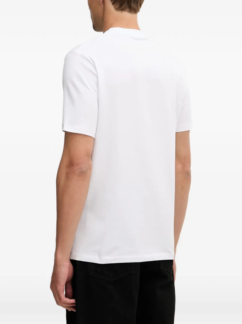 Karl Lagerfeld T-shirt met logopatch Wit