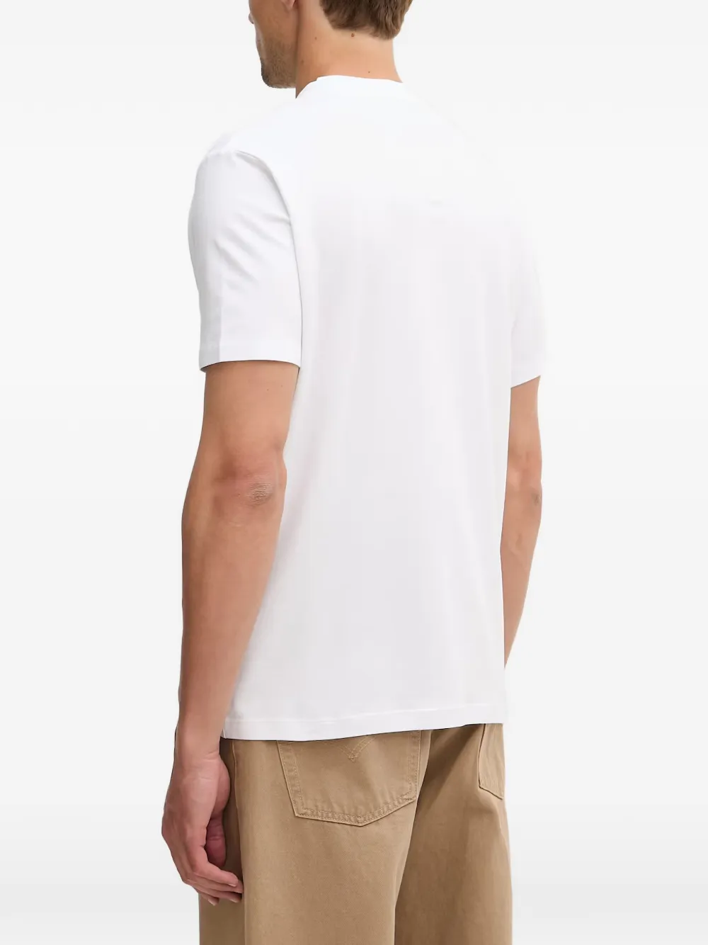 Karl Lagerfeld T-shirt met logopatch Wit