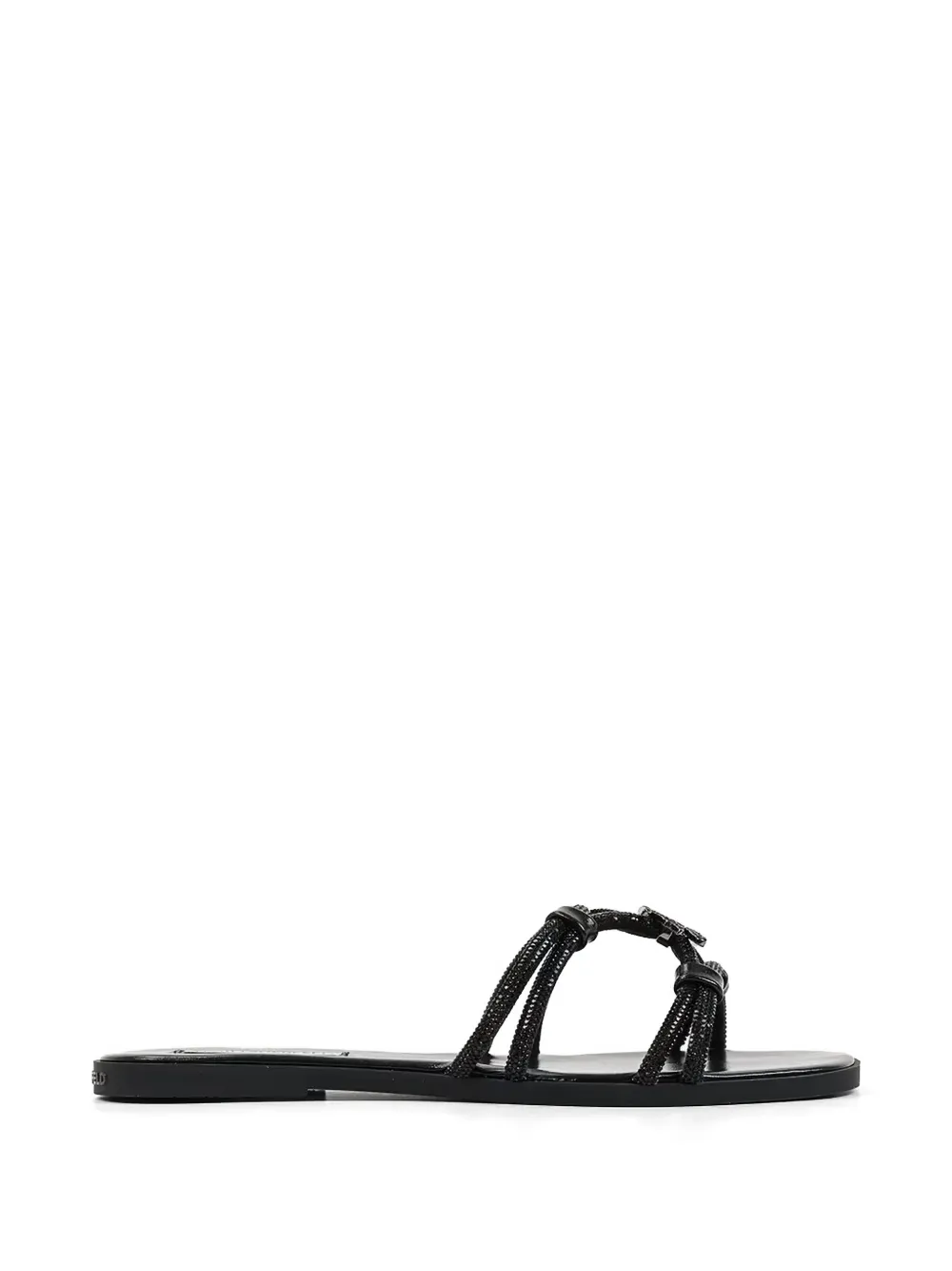 Karl Lagerfeld embellished multi-strap sandals - Nero