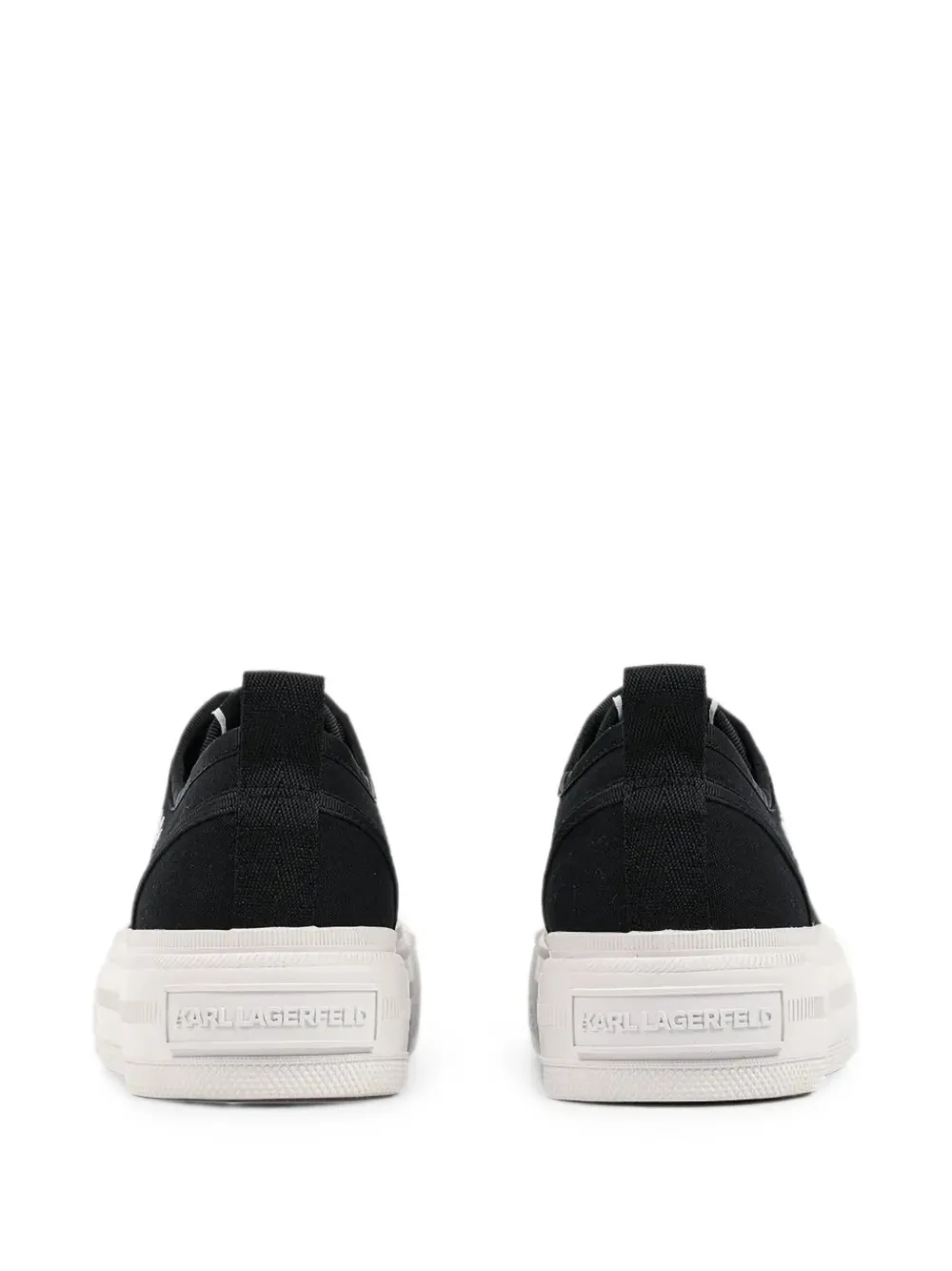 Karl Lagerfeld Kampus Max logo-embroidered platform sneakers Zwart