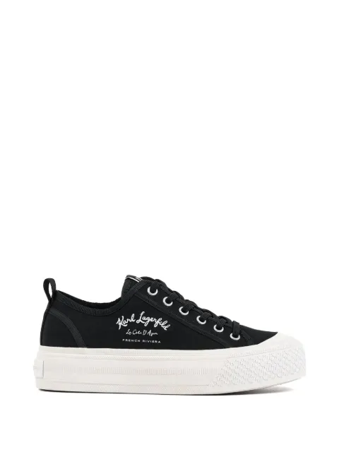 Karl Lagerfeld zapatillas Kampus Max con logo bordado