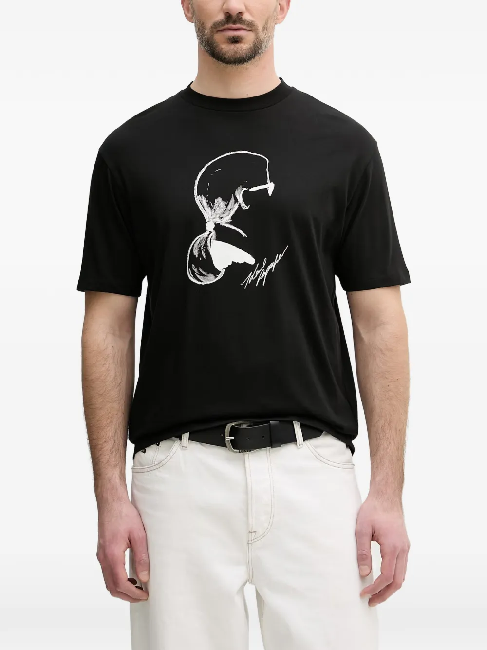 Karl Lagerfeld graphic-print T-shirt - Nero