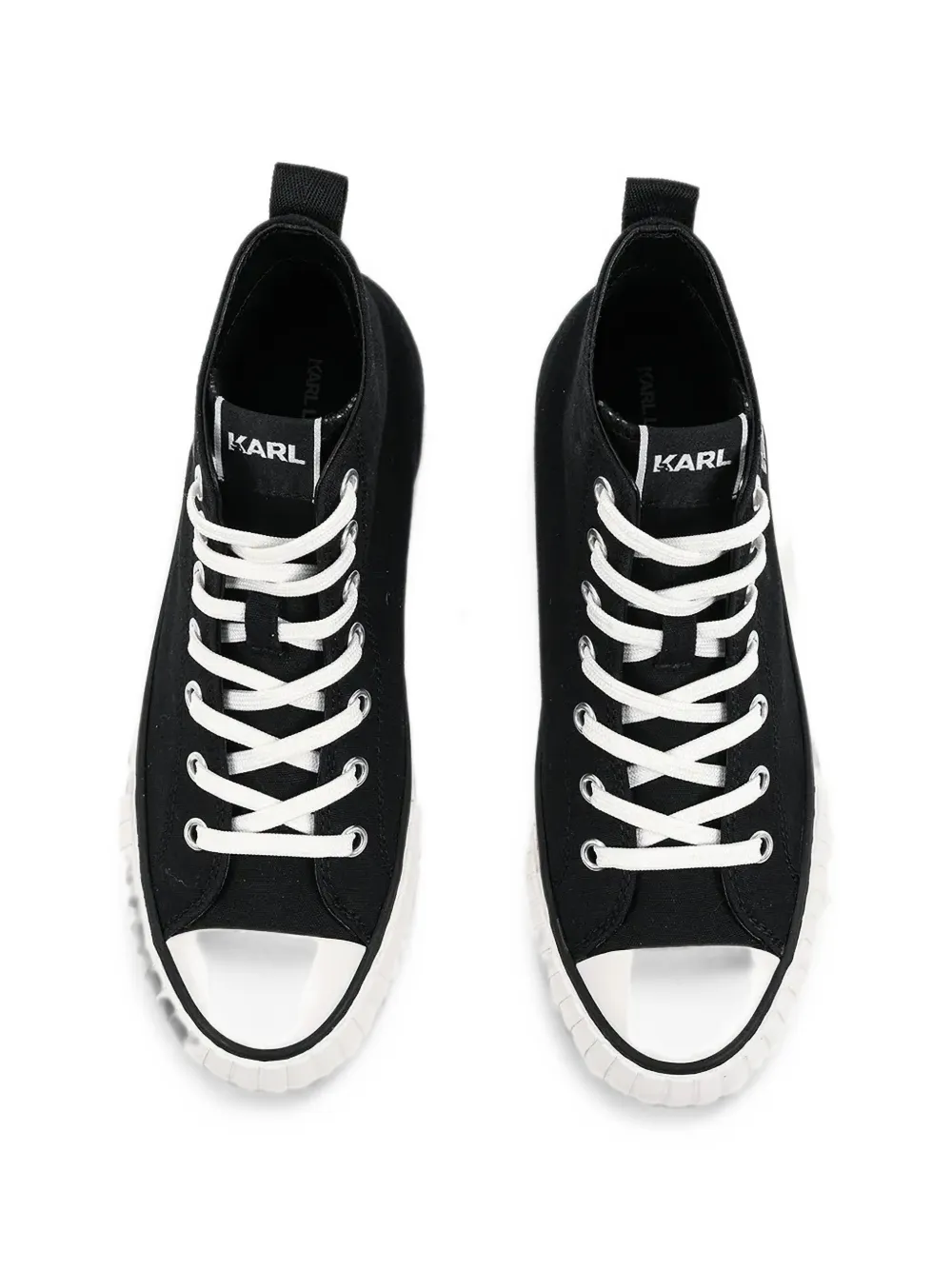 Karl Lagerfeld Kampus Max high-top sneakers Zwart