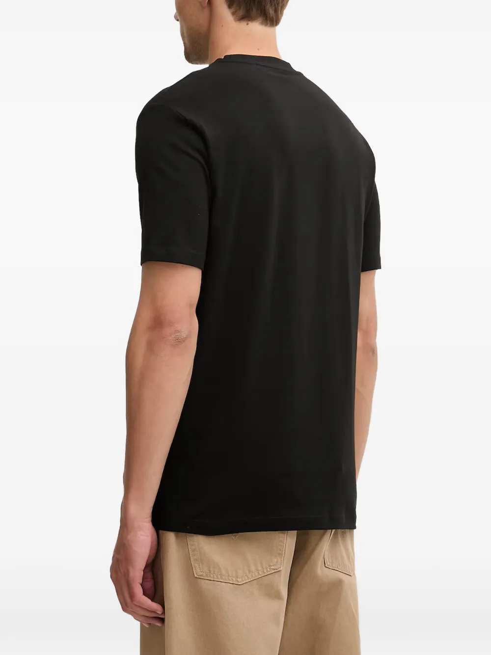 Karl Lagerfeld T-shirt met geborduurd logo Zwart