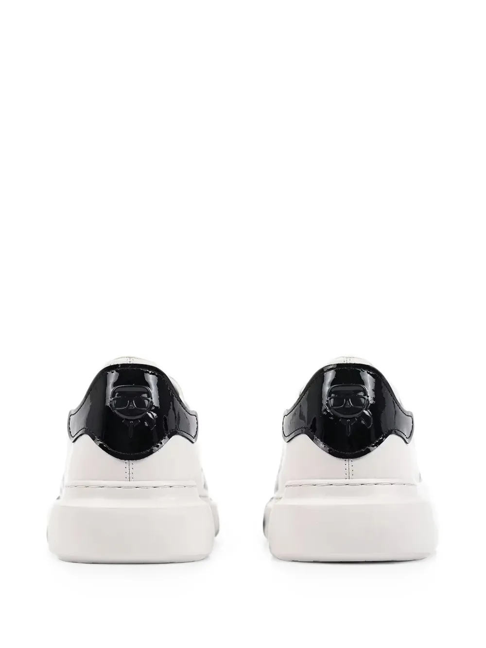 Karl Lagerfeld Kore logo-plaque chunky-sole sneakers Wit