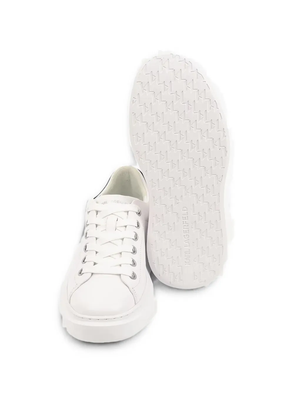 Karl Lagerfeld Kore logo-plaque chunky-sole sneakers Wit