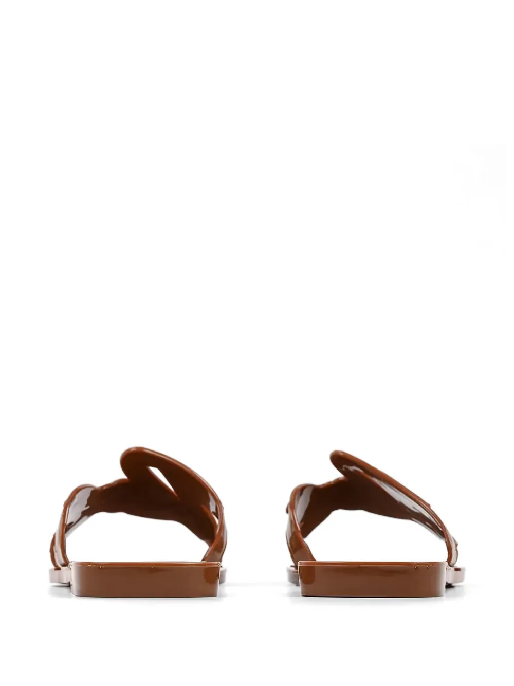 Karl Lagerfeld logo-embossed slides Bruin