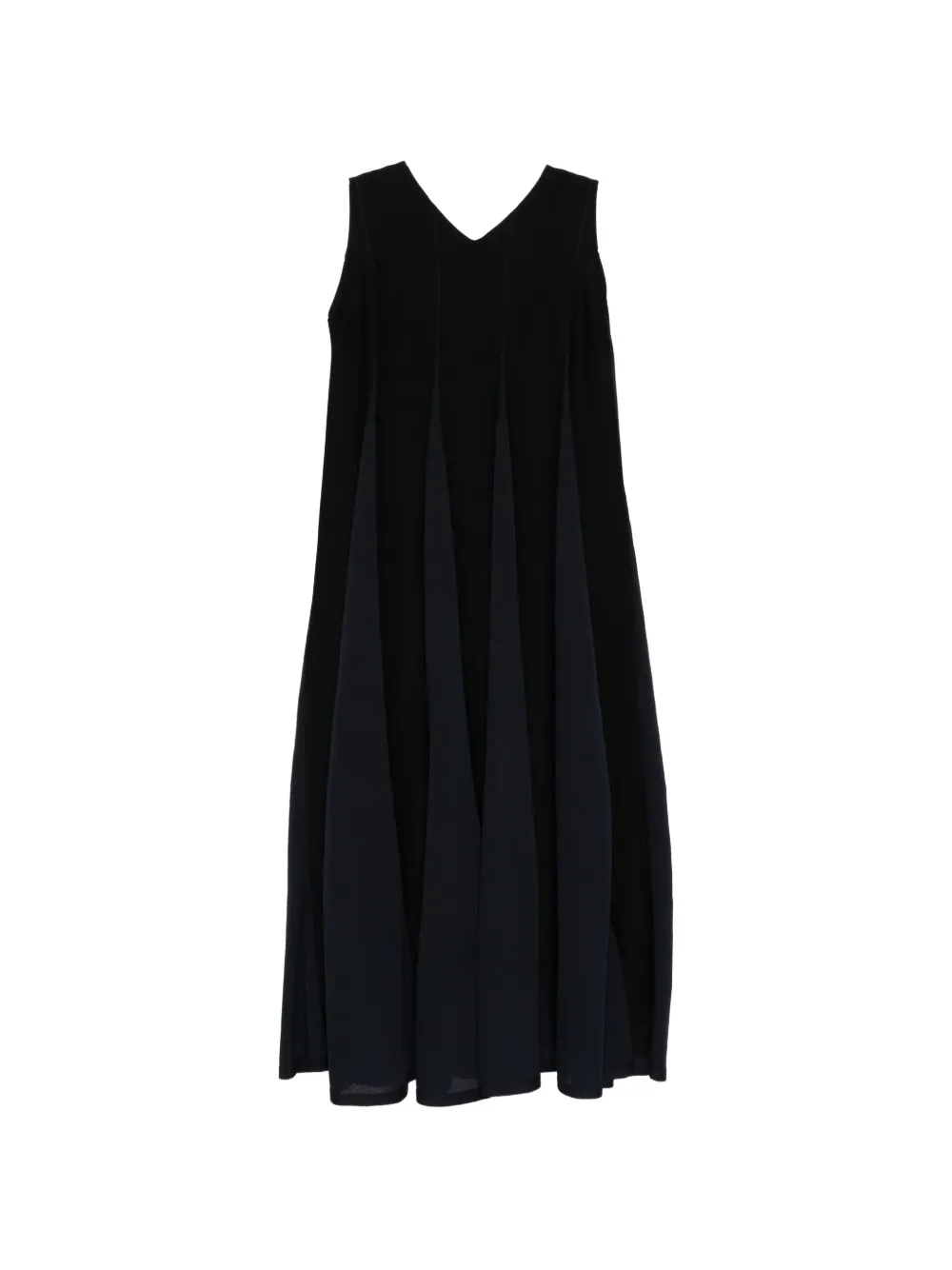 CFCL knitted V-neck dress - Nero