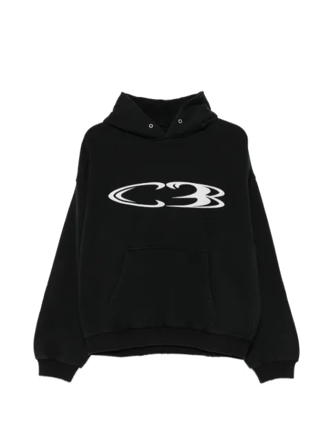 COLE BUXTON logo-print pouch-pocket hoodie