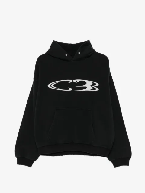 COLE BUXTON logo-print pouch-pocket hoodie
