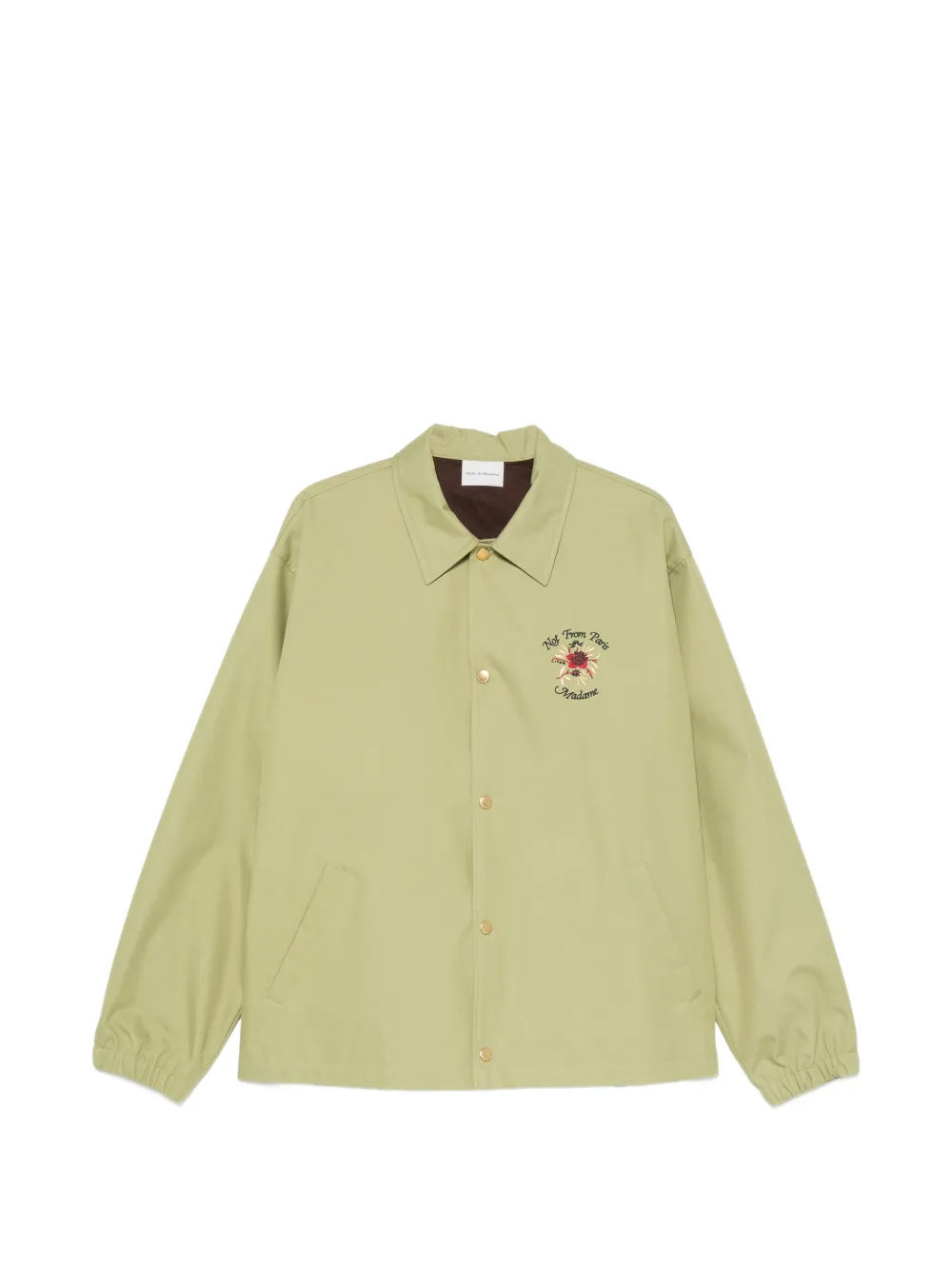 Drôle De Monsieur embroidered jacket - Verde