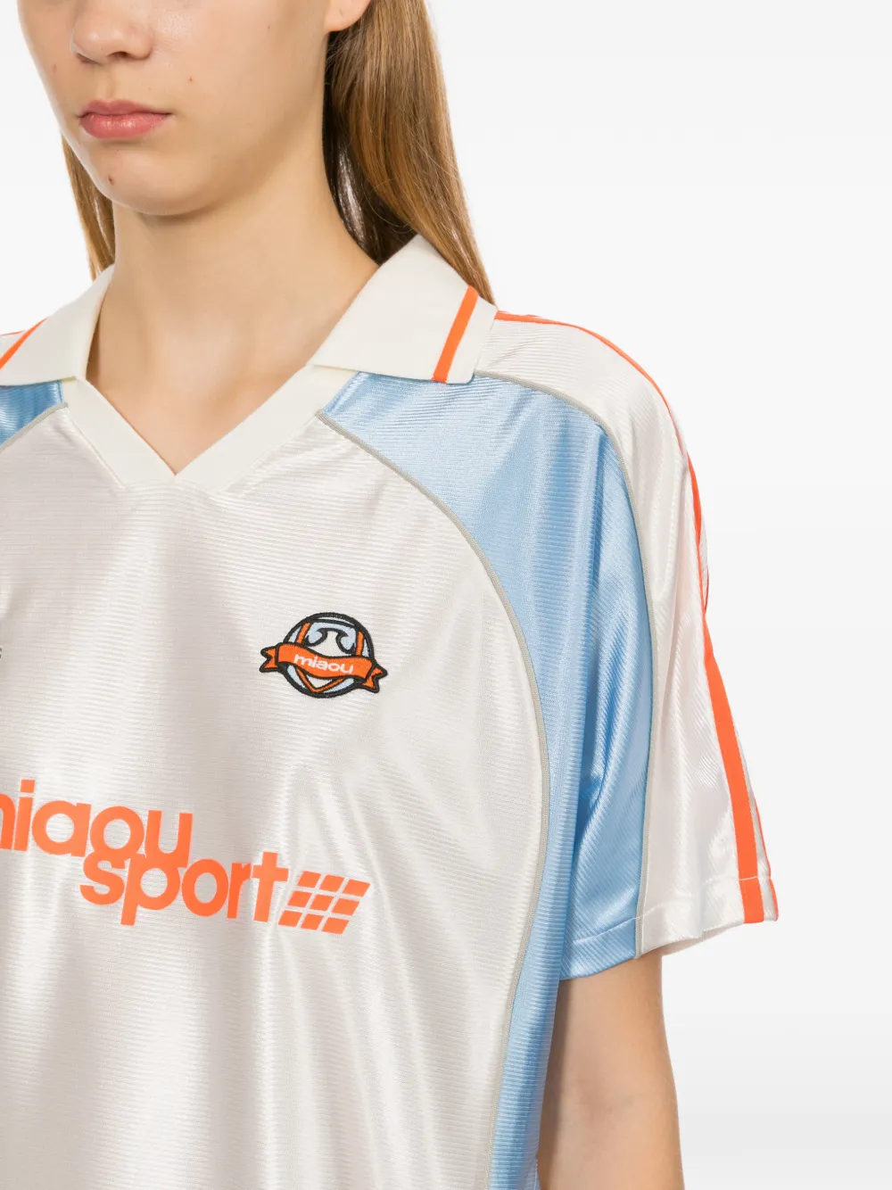 adidas Miaou T-shirt met logoprint en vlakken Wit