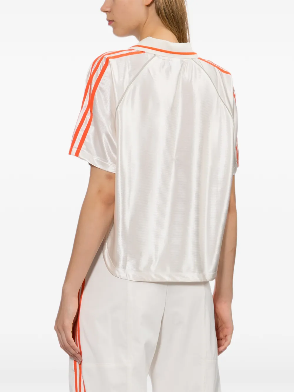 adidas Miaou T-shirt met logoprint en vlakken Wit