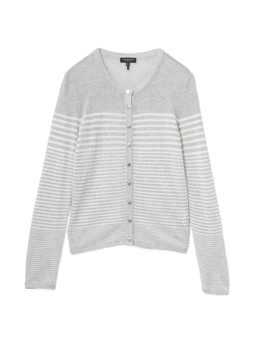 rag & bone Cardigan a righe - Grigio