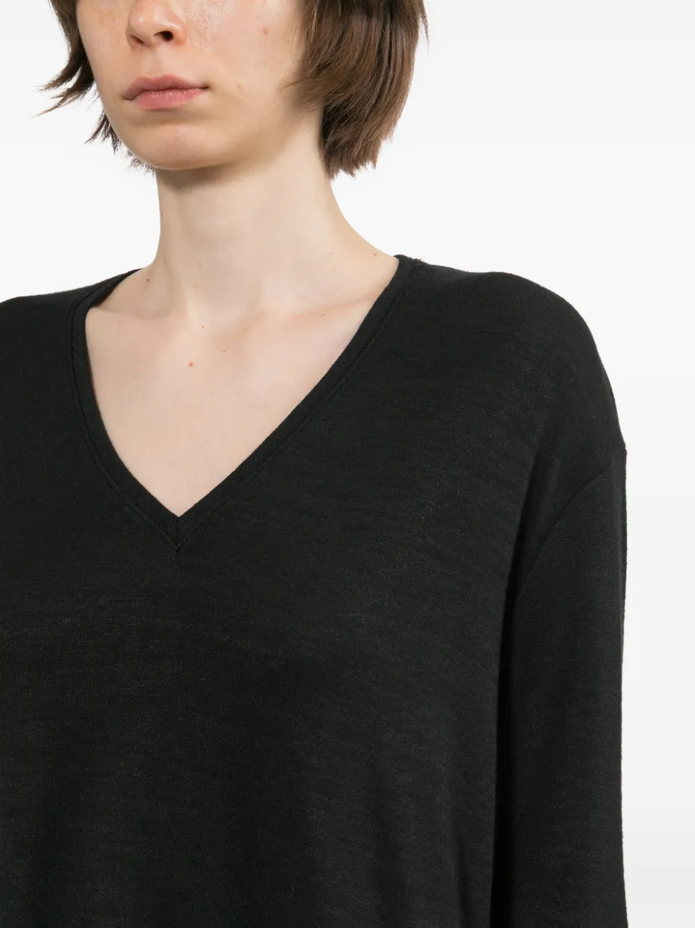 rag & bone Top met V-hals Blauw