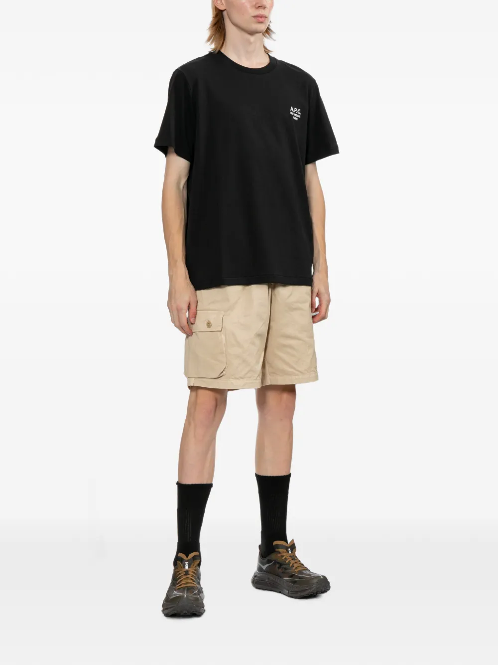 A.P.C. Rue Madame T-shirt Zwart