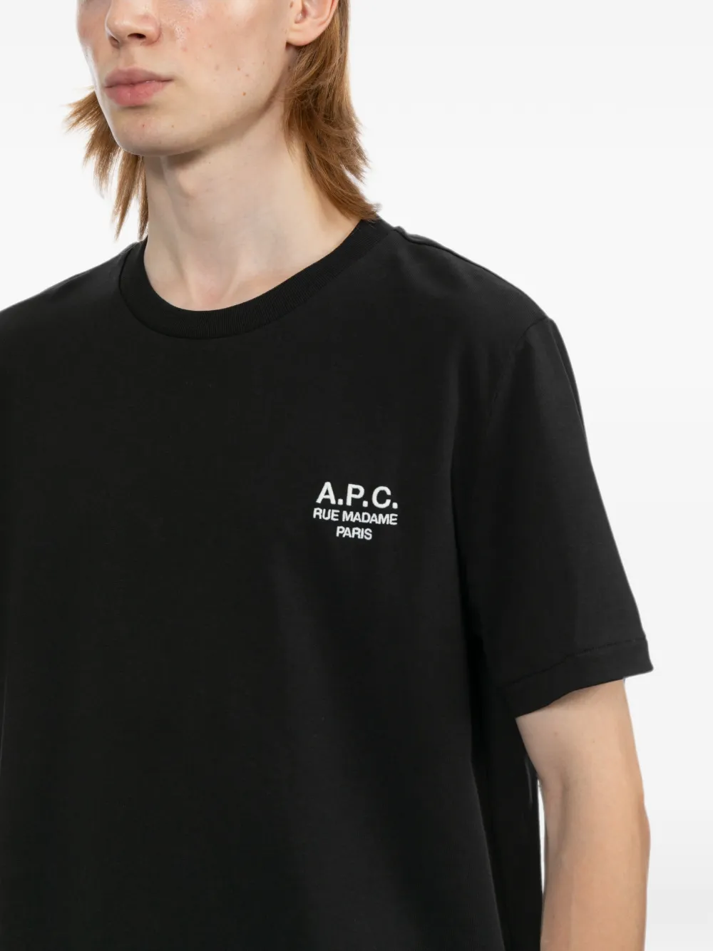 A.P.C. Rue Madame T-shirt Zwart