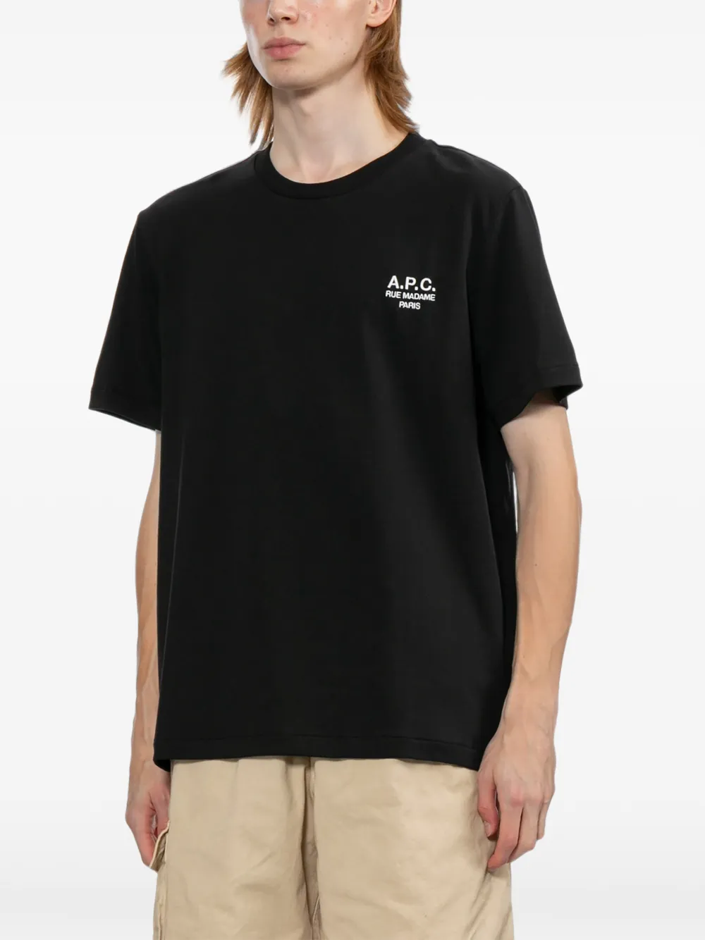 A.P.C. Rue Madame T-shirt Zwart