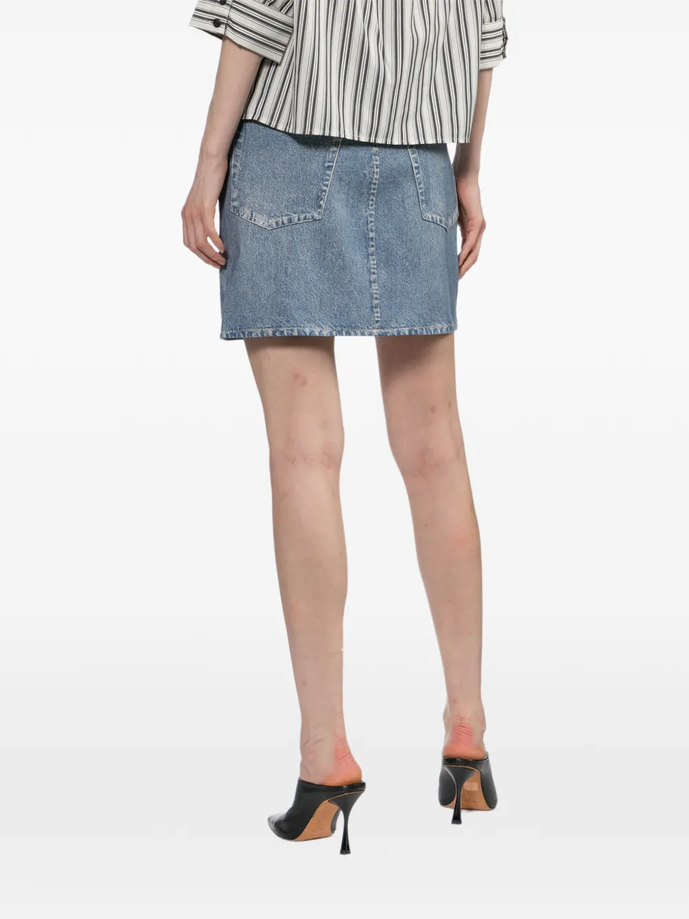 rag & bone Miramar Ponte mini-rok Blauw