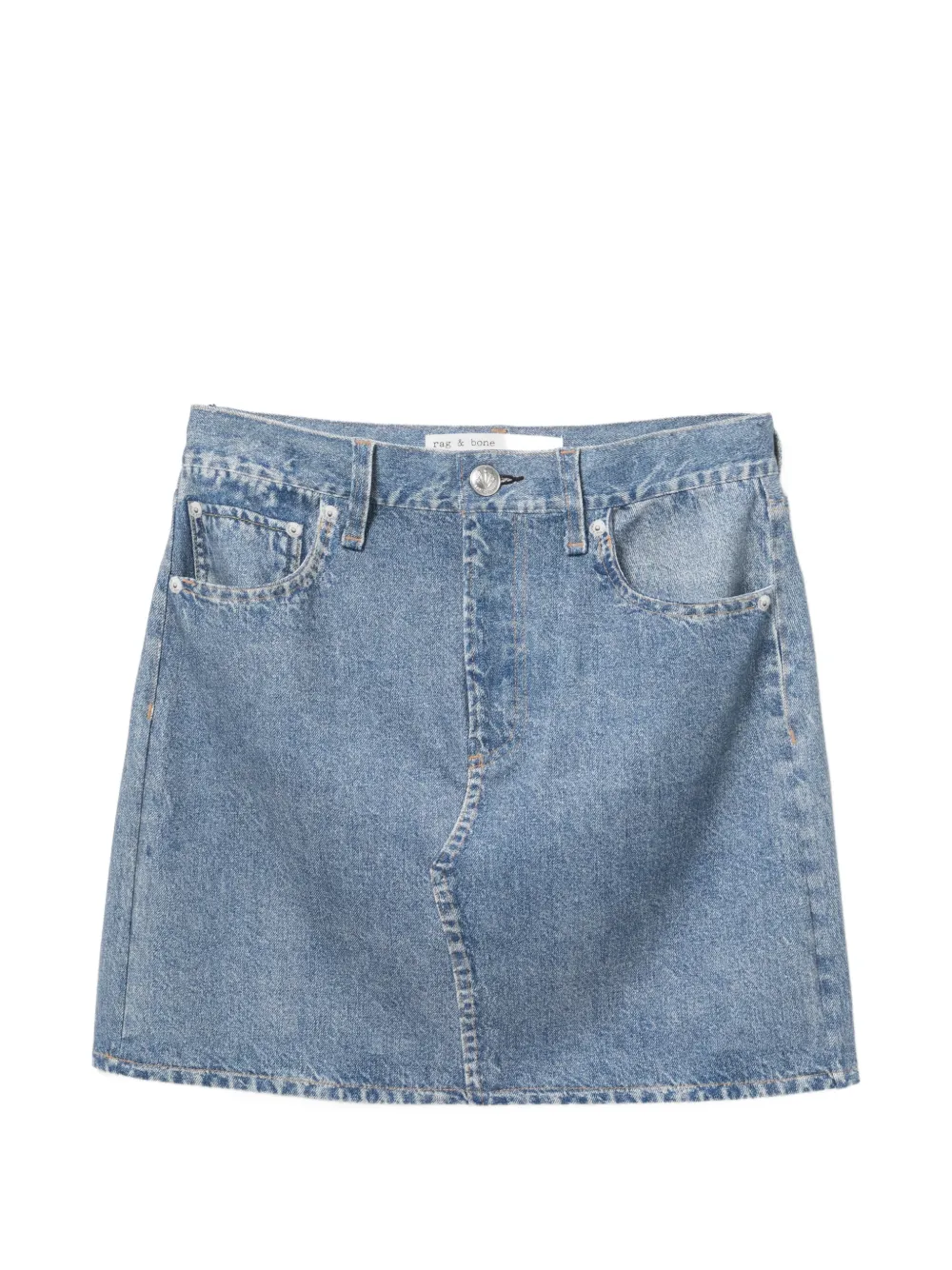 rag & bone Miramar Ponte Minirock - Blau