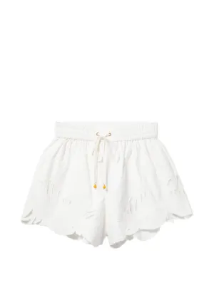 Sacai Aライン ショートパンツ | ホワイト | FARFETCH JP