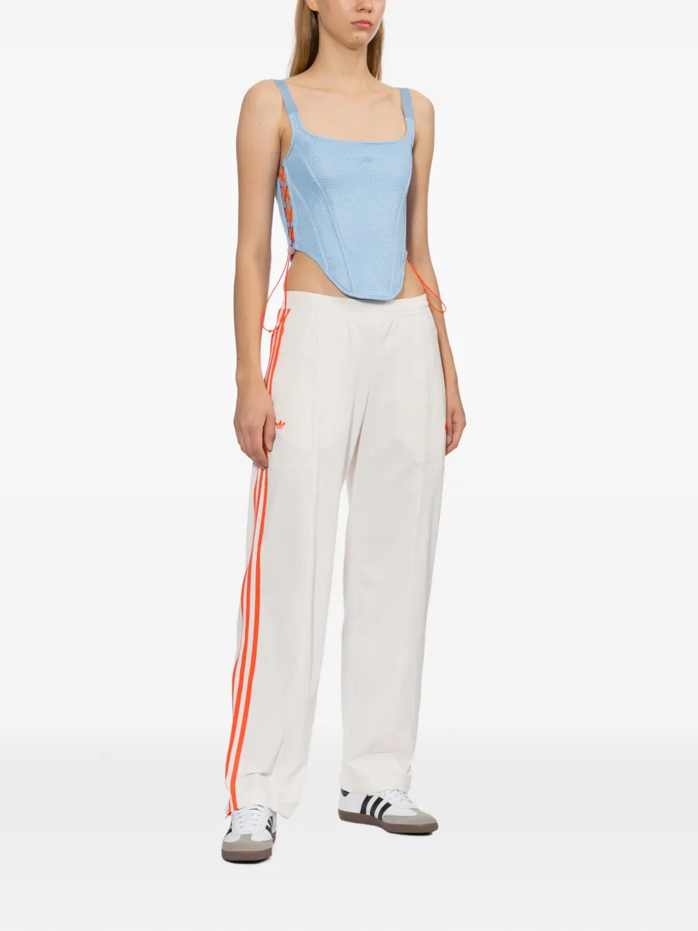 adidas Miaou korset Blauw