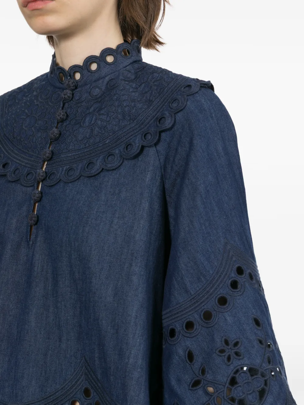 ZIMMERMANN Mahon blouse Blauw