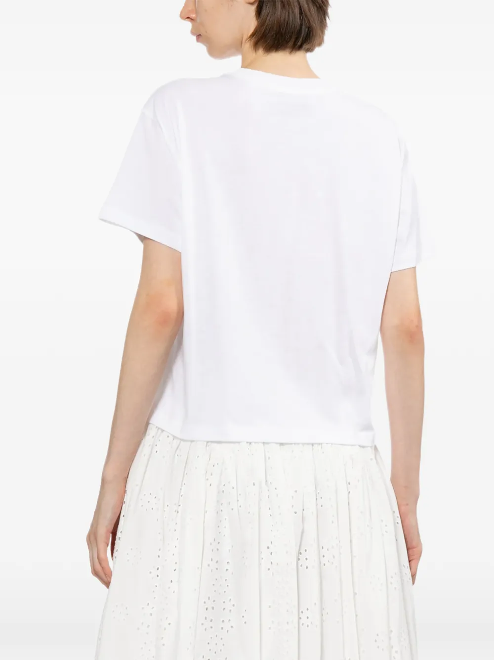 A.P.C. T-shirt met logoprint Wit