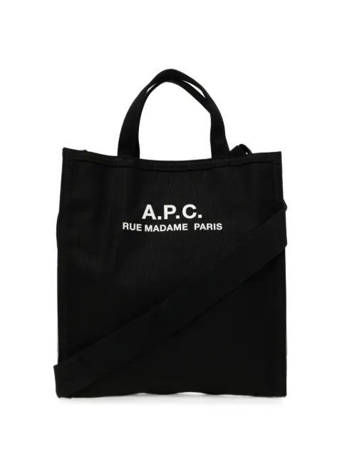A.P.C. logo-print tote bag