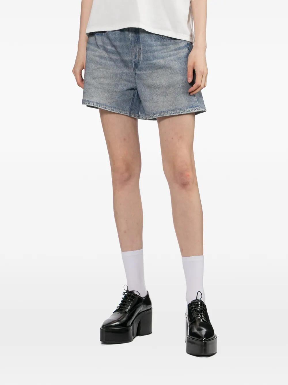 rag & bone Miramar badstof wandelshorts Blauw