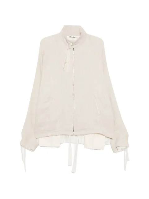 midorikawa zip-up high-neck shirt