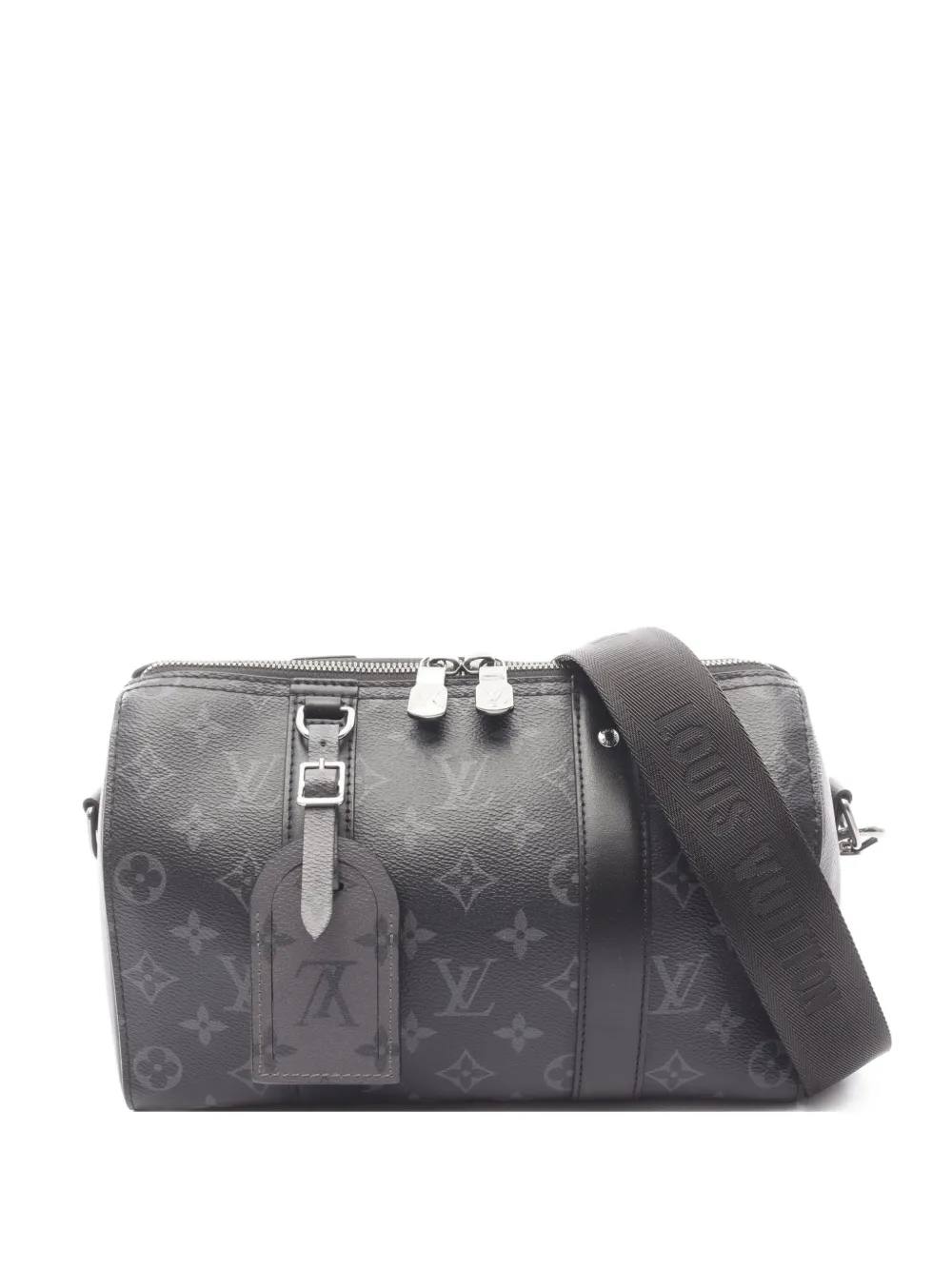 Louis Vuitton Pre-Owned 2020s City Keepall Monogram Eclipse shoulder bag - Nero